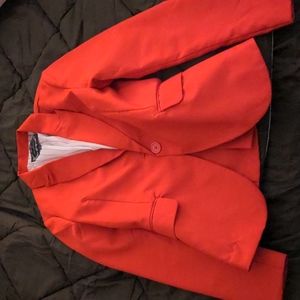 Red blazer